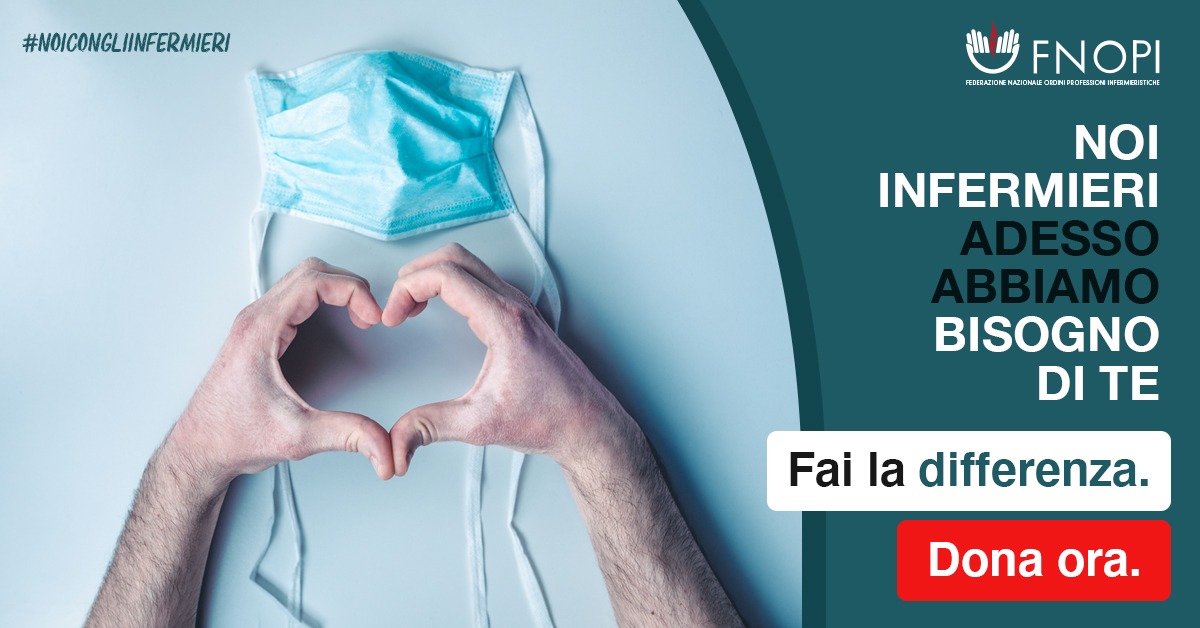 Aiutiamo gli Infermieri impegnati in prima linea