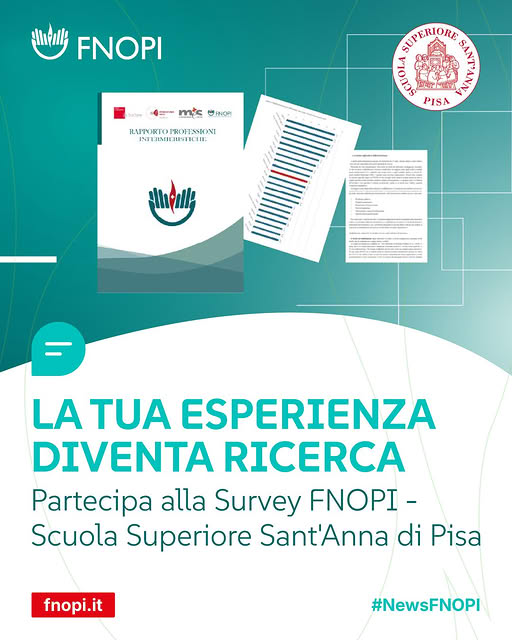 Indagine nazionale FNOPI-Sant’Anna sulle professioni infermieristiche